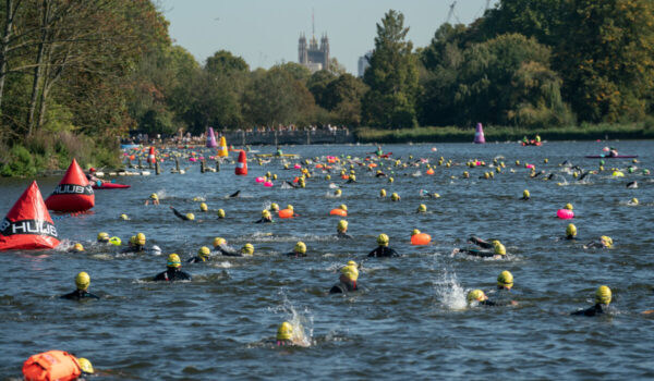 Swimmers take part in a one mile wave at Children With Cancer UK Swim Serpentine, the one-day open water swimming festival on the iconic Lake Serpentine, Hyde Park, venue for the open water swimming at London Olympics 2012.

Children With Cancer UK Swim Serpentine

Photo: Jed Leicester for CWCUK Swim Serpentine

For more information please contact media@londonmarathonevents.co.uk