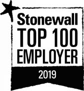 stonewall top 100 employer 2019